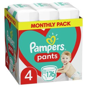 Pampers Active Baby No.4+ Monthly Pack (10-15kg), Βρεφικές Πάνες, 164τμχ